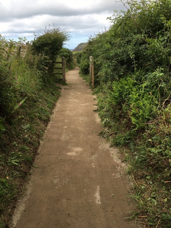 New footpath re-grade St Bees