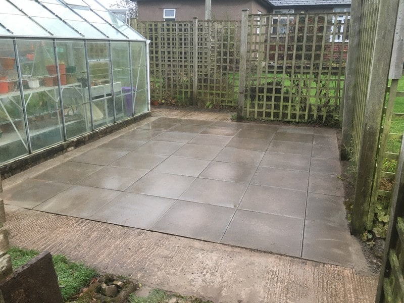 New patio